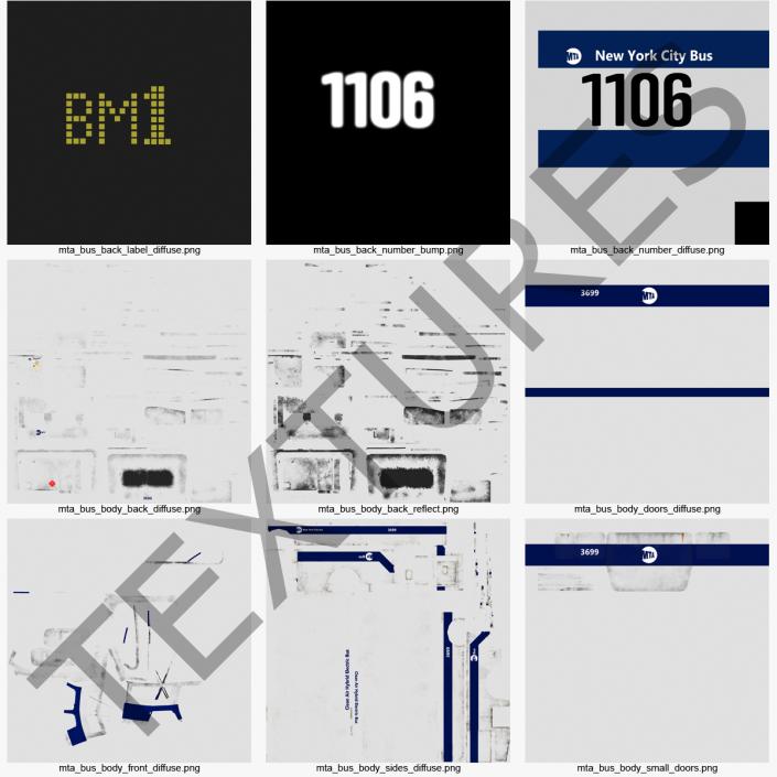 3D model MTA New York City Bus Q53