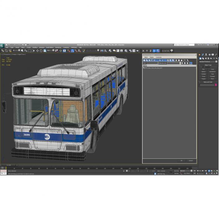 3D model MTA New York City Bus Q53