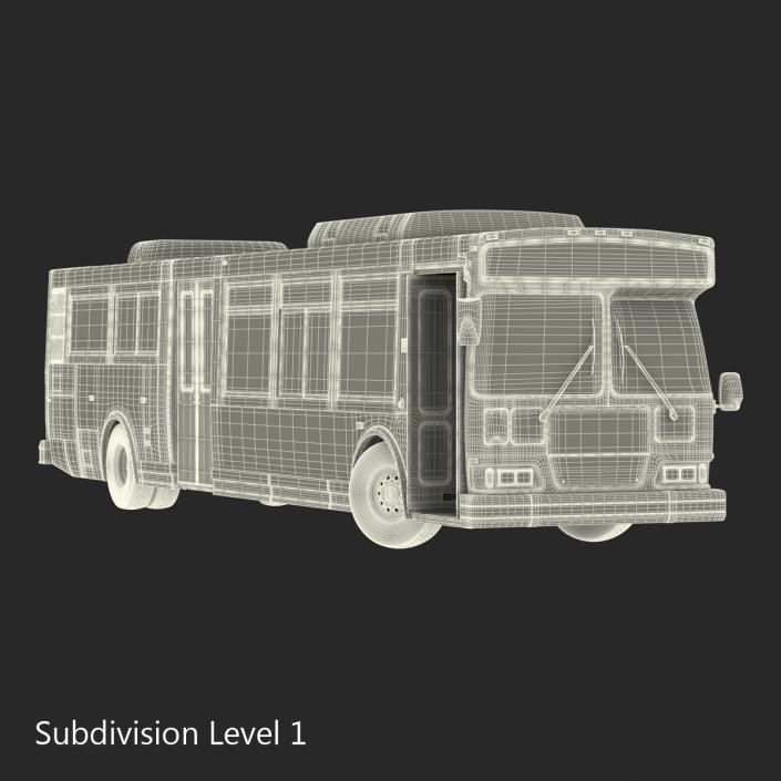 MTA New York City Bus Q53 Rigged 3D