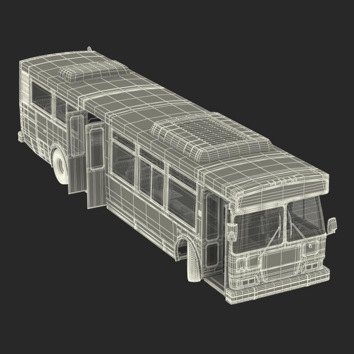 MTA New York City Bus Q53 Rigged 3D