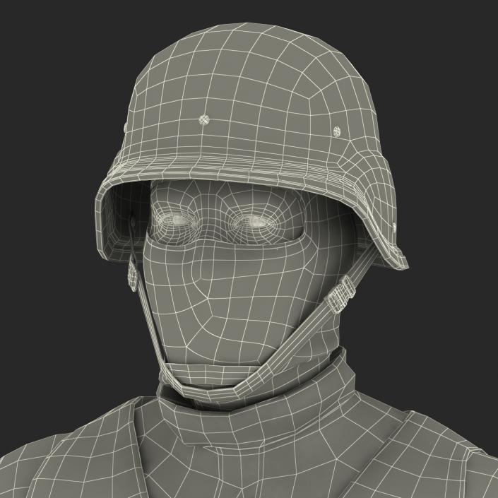 SWAT Man Mediterranean Rigged 3D model