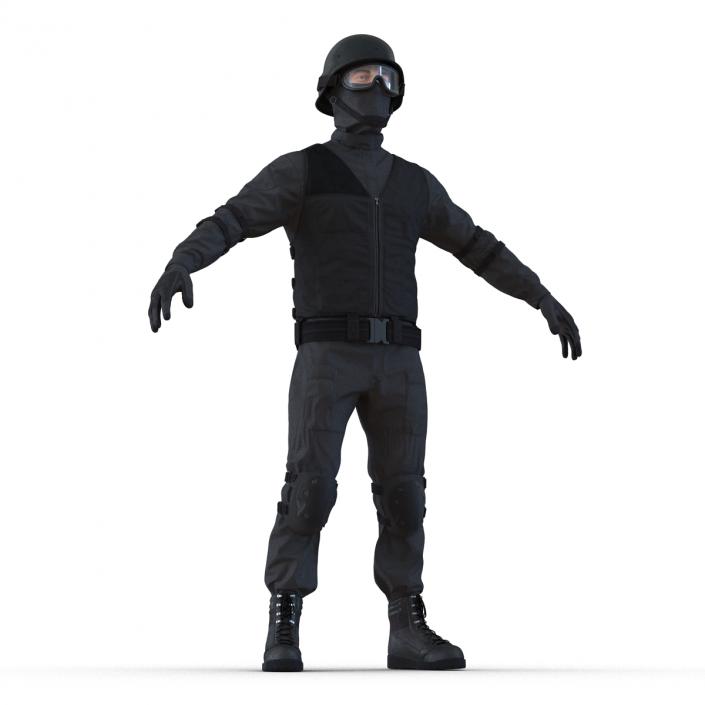 SWAT Man Mediterranean 2 3D model