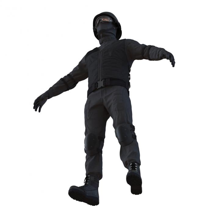 SWAT Man Mediterranean 2 3D model