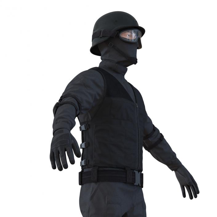 SWAT Man Mediterranean 2 3D model