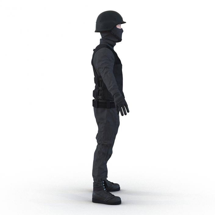 SWAT Man Mediterranean 3 3D model