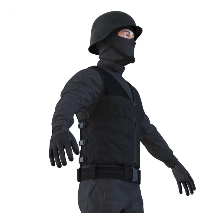 SWAT Man Mediterranean 3 3D model