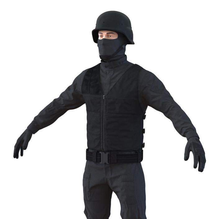 SWAT Man Mediterranean 3 3D model