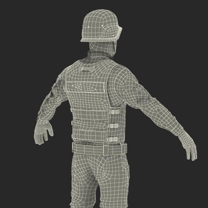 SWAT Man Mediterranean 3 3D model