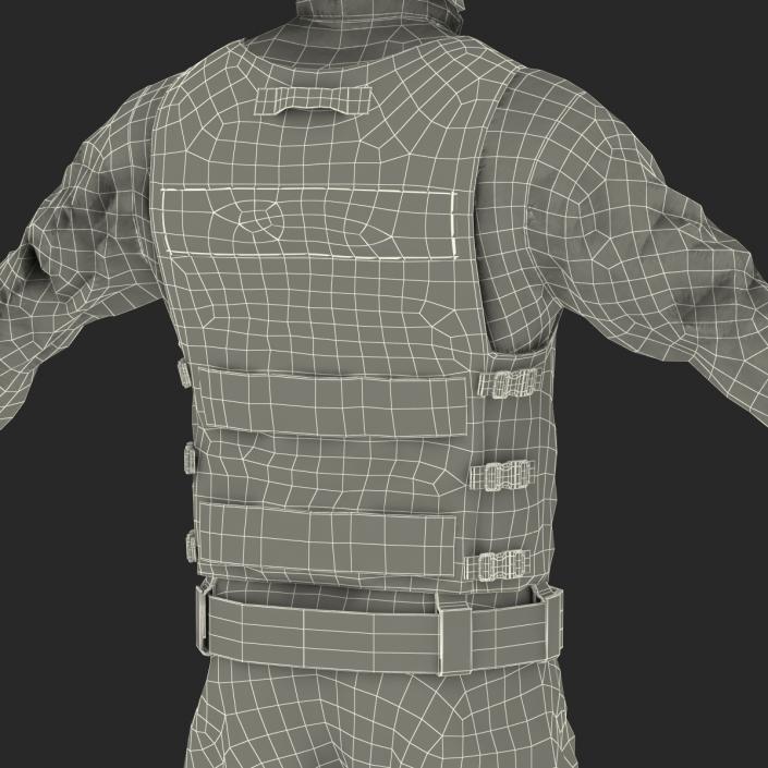 SWAT Man Mediterranean 3 3D model