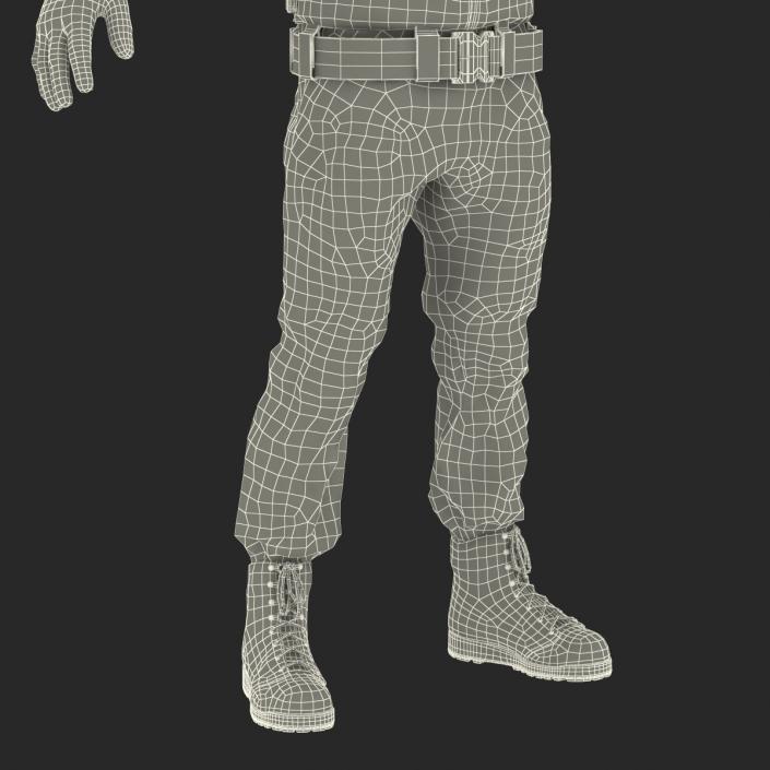 SWAT Man Mediterranean 3 3D model