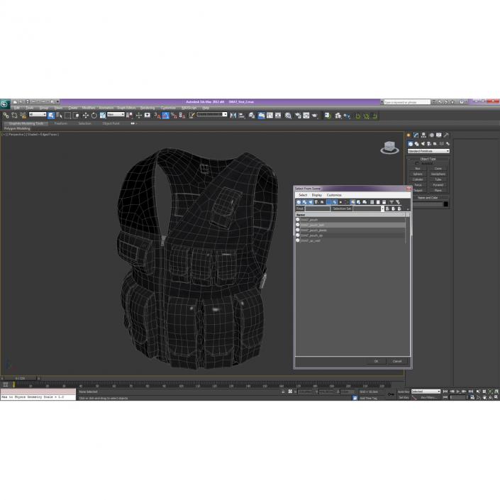 3D model Military Vests Collection