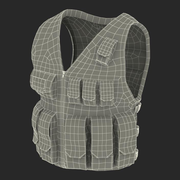 3D model Military Vests Collection