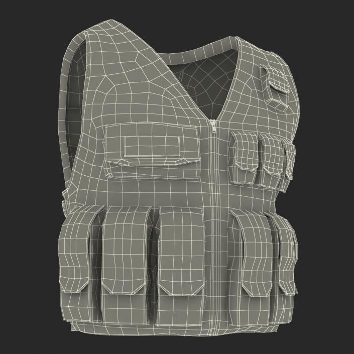 3D model Military Vests Collection