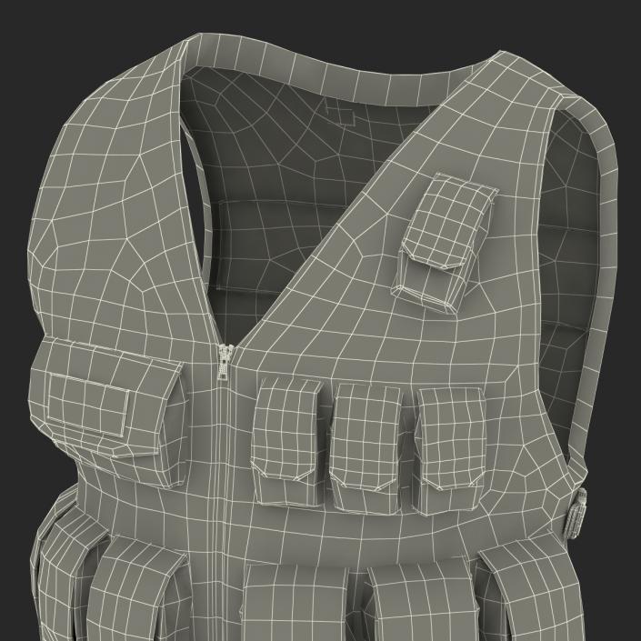 3D model Military Vests Collection