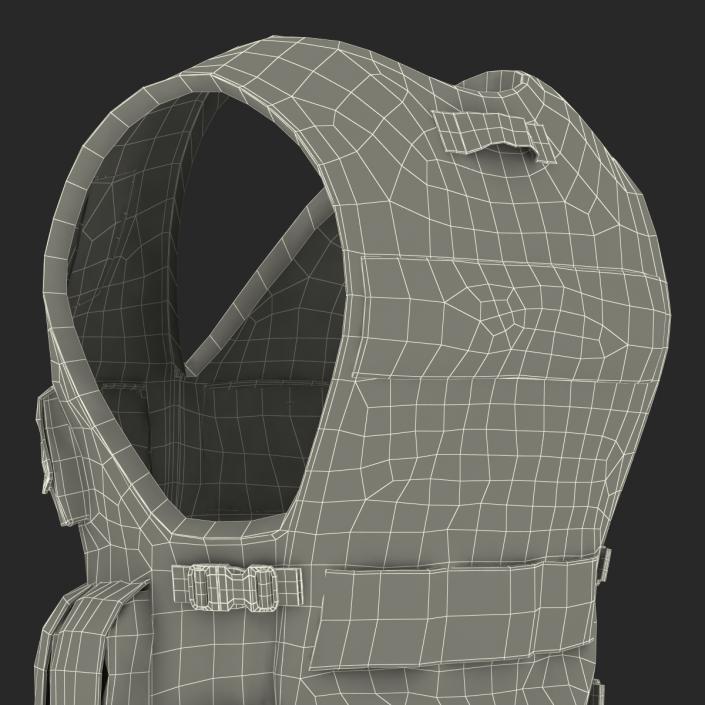 3D model Military Vests Collection