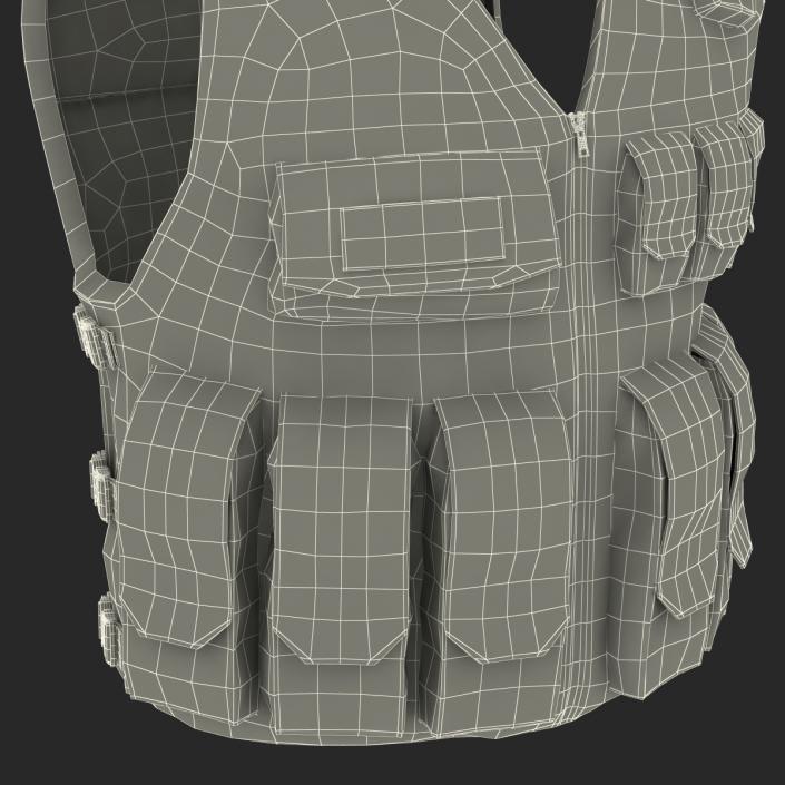 3D model Military Vests Collection