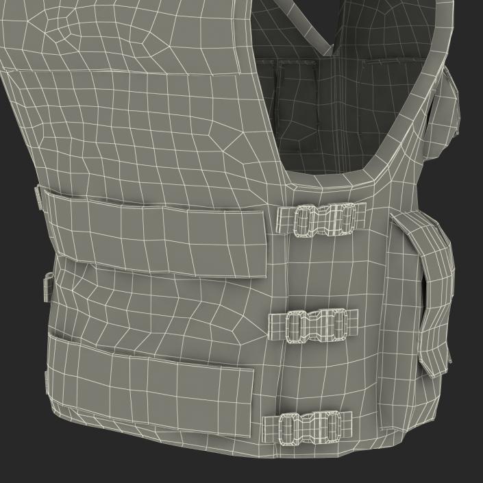 3D model Military Vests Collection