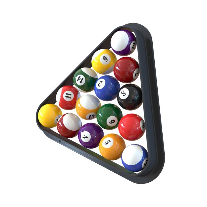 3D model Pool Balls