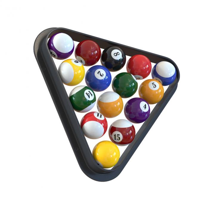 3D model Pool Balls