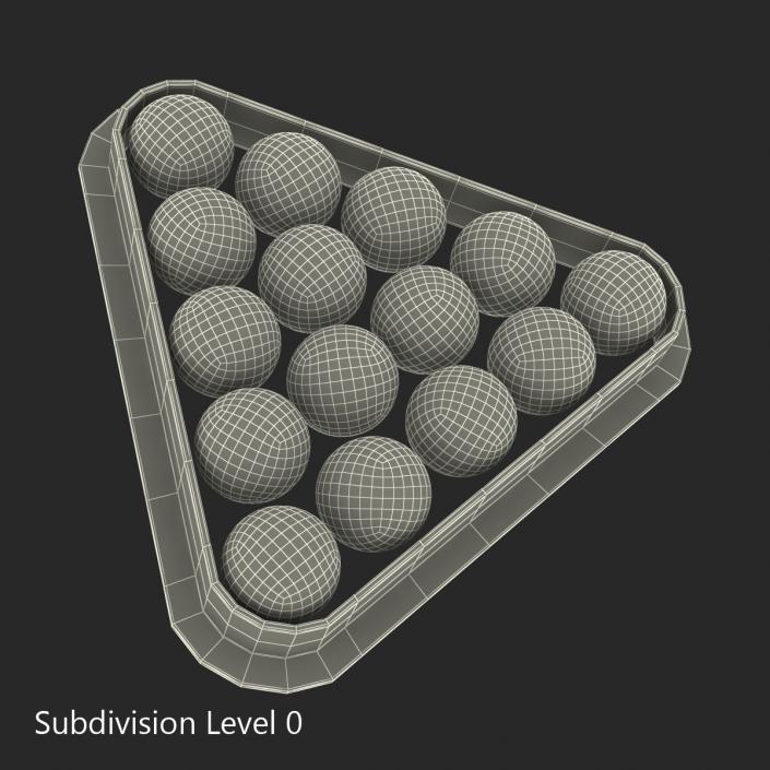 3D model Pool Balls