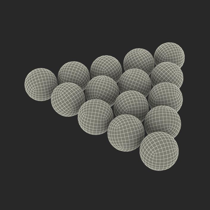 3D model Pool Balls