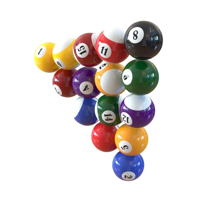 Billiard Balls 3D model