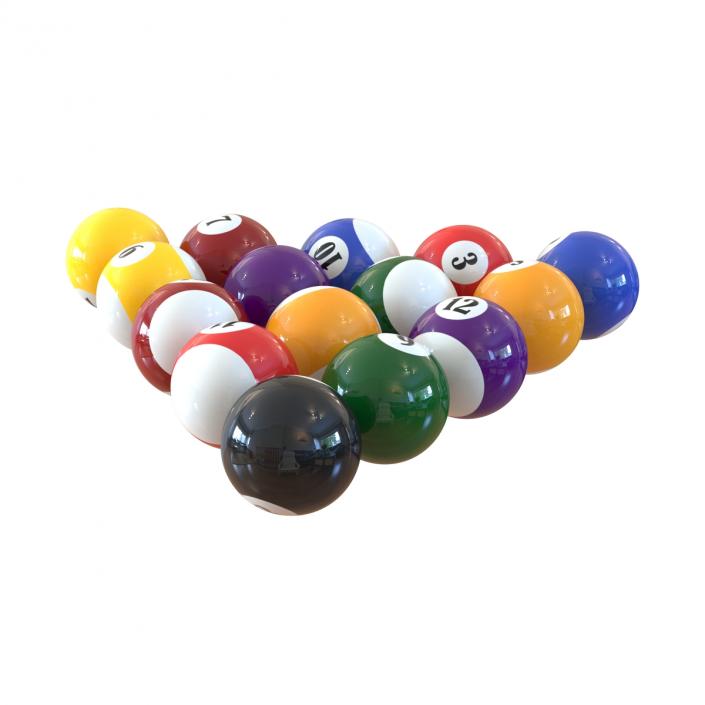 Billiard Balls 3D model