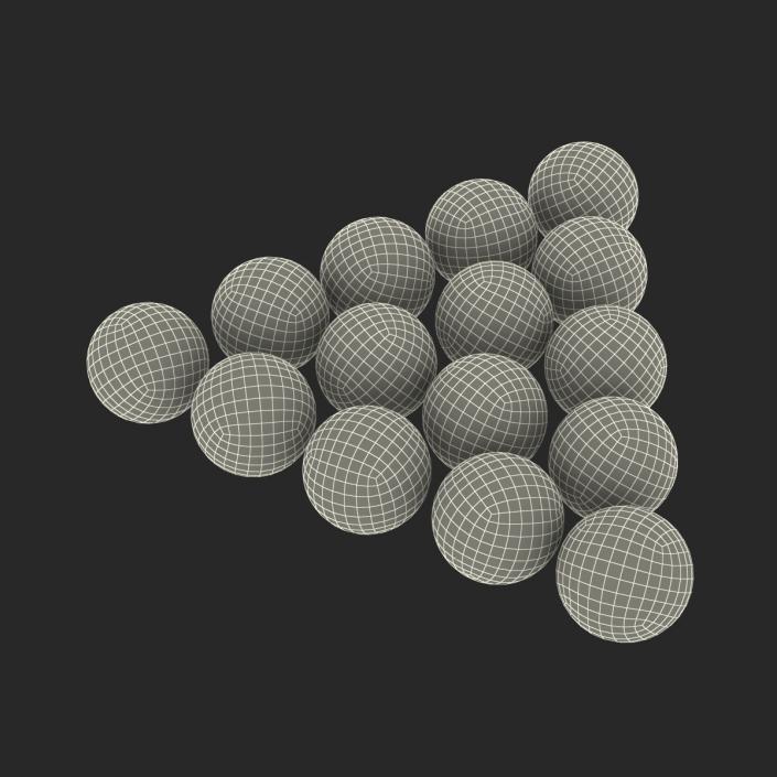 Billiard Balls 3D model