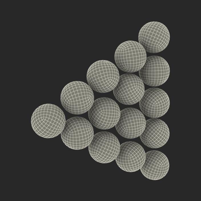 Billiard Balls 3D model