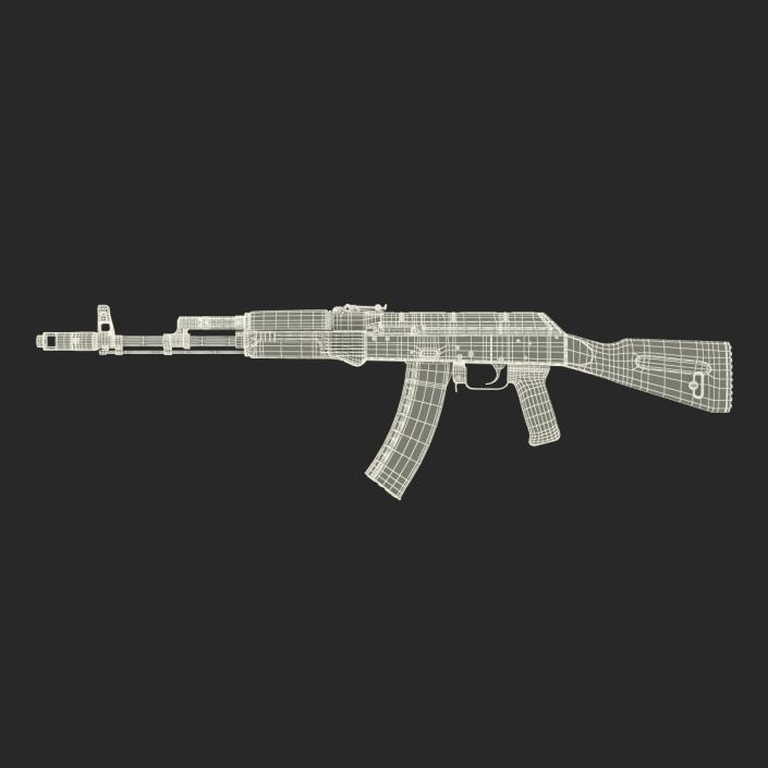 Assault Rifle AK 74 3D model