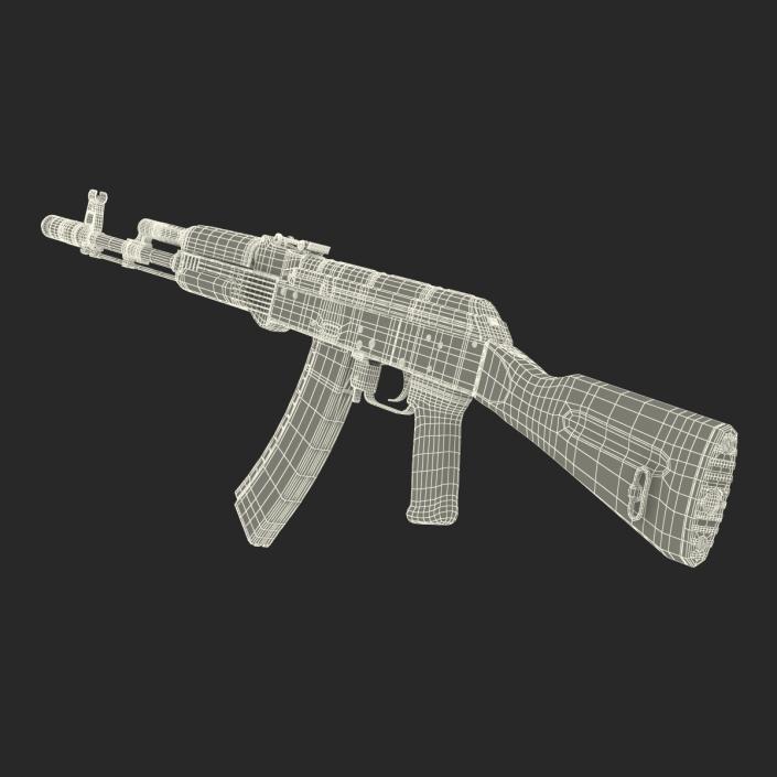 Assault Rifle AK 74 3D model