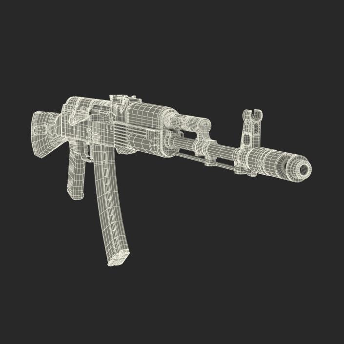 Assault Rifle AK 74 3D model