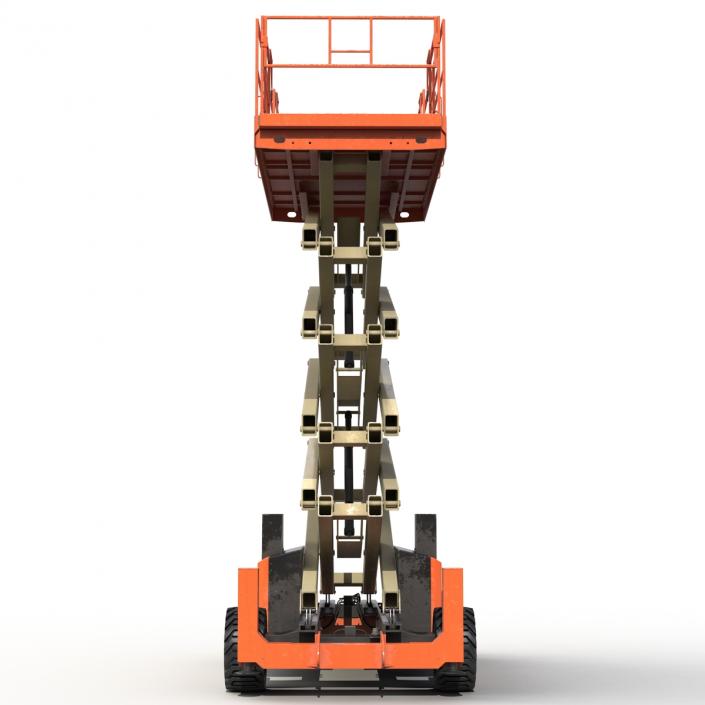 3D model Engine Powered Scissor Lift JLG 5394RT 2