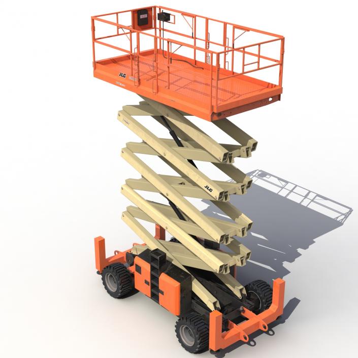 3D model Engine Powered Scissor Lift JLG 5394RT 2