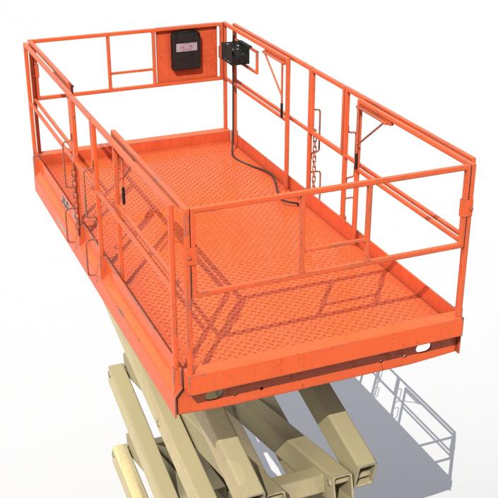 3D model Engine Powered Scissor Lift JLG 5394RT 2