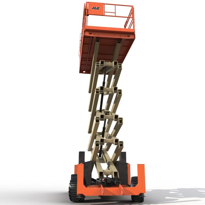 3D model Engine Powered Scissor Lift JLG 5394RT Rigged