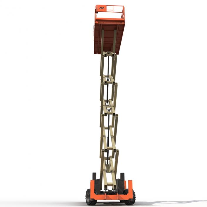 3D model Engine Powered Scissor Lift JLG 5394RT Rigged