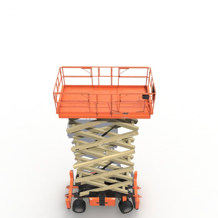 3D model Engine Powered Scissor Lift JLG 5394RT Rigged