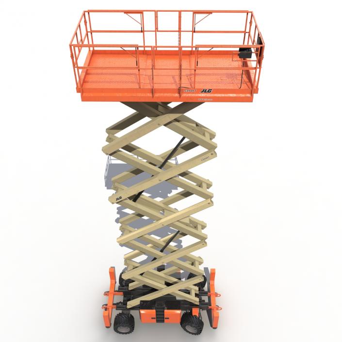 3D model Engine Powered Scissor Lift JLG 5394RT Rigged