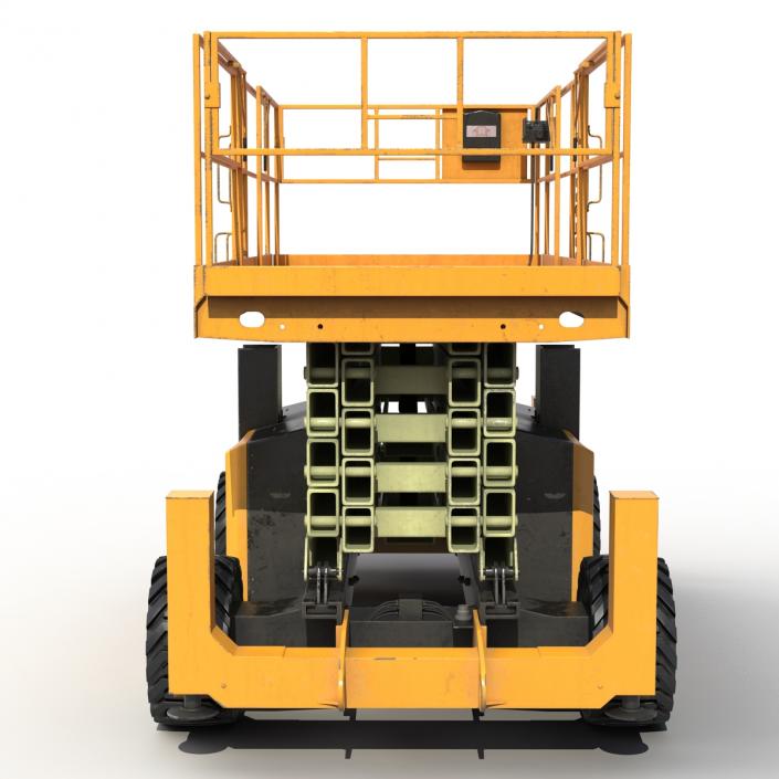 Engine Powered Scissor Lift Generic 3 3D