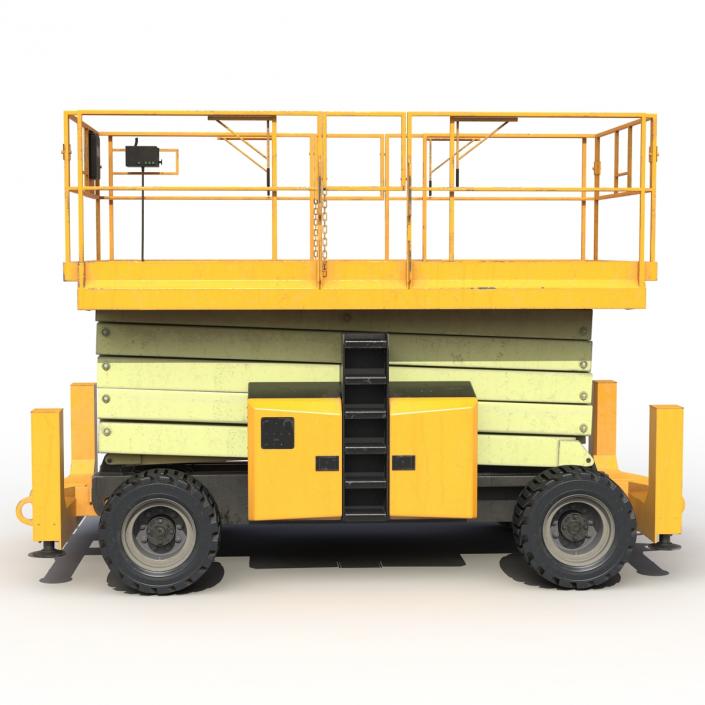 Engine Powered Scissor Lift Generic 3 3D