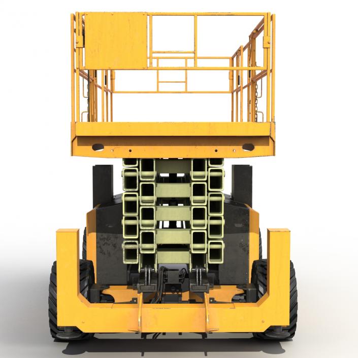 Engine Powered Scissor Lift Generic 3 3D