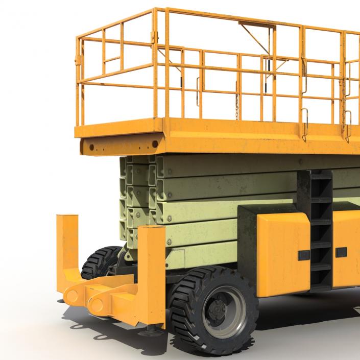 Engine Powered Scissor Lift Generic 3 3D