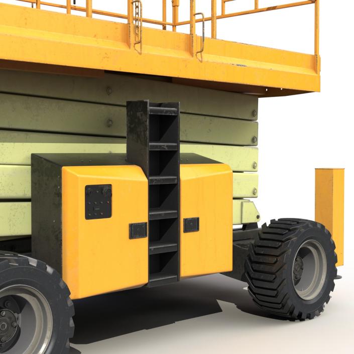 Engine Powered Scissor Lift Generic 3 3D