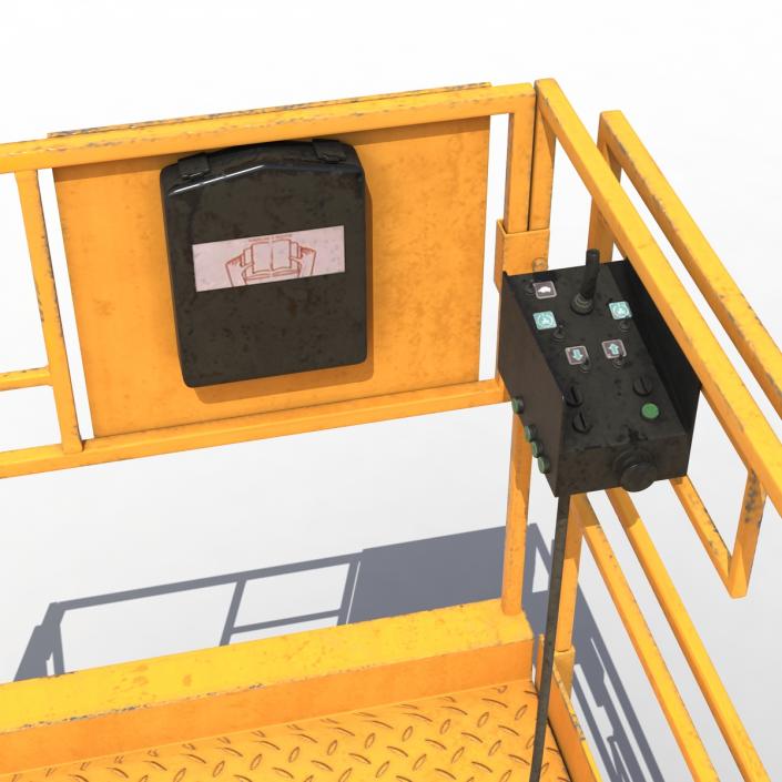 Engine Powered Scissor Lift Generic 3 3D