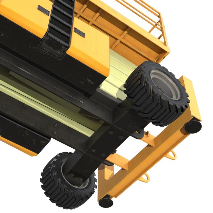 Engine Powered Scissor Lift Generic 3 3D