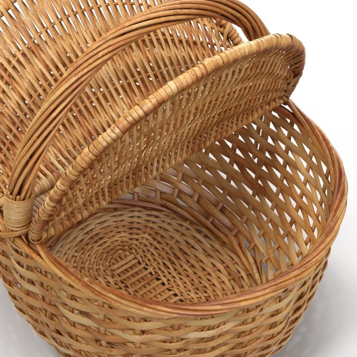 3D Picnic Basket model