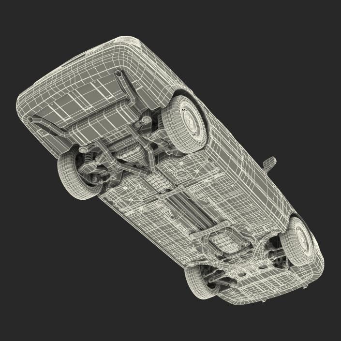 3D Generic Police Car NYPD model