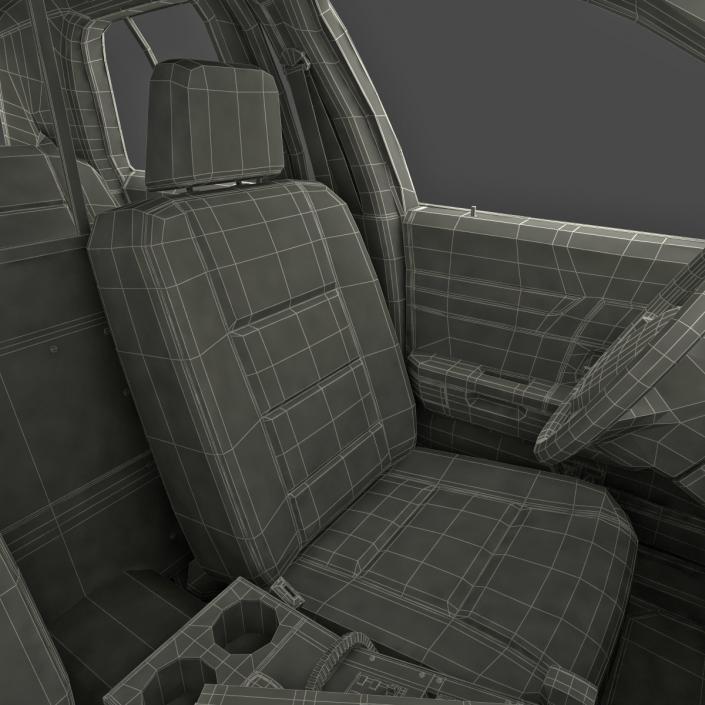 Generic Police Car 2 Rigged 3D