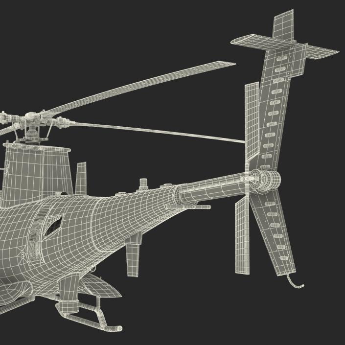 Northrop Grumman MQ 8B Fire Scout UAV 3D